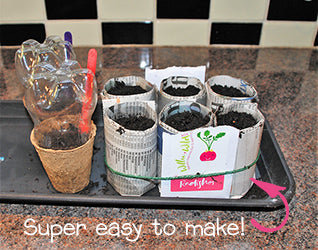 Create an Easy Peasy Newspaper Plant Pot!