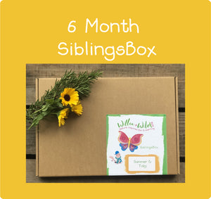 6 Months Siblings LetterBox Subscription ~ £91.50 for 6 months ~ £15.25 per month