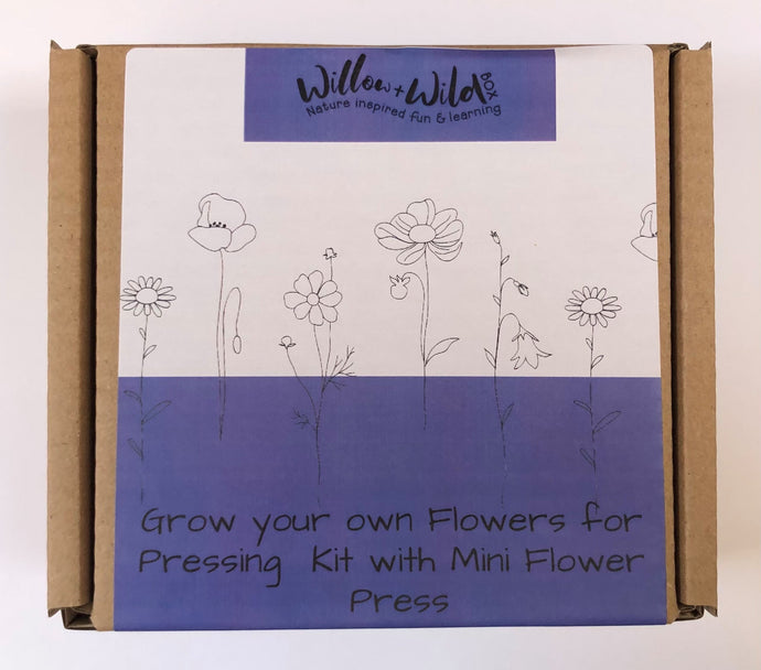 Grow your own Flowers for Pressing & Mini Flower Press Kit